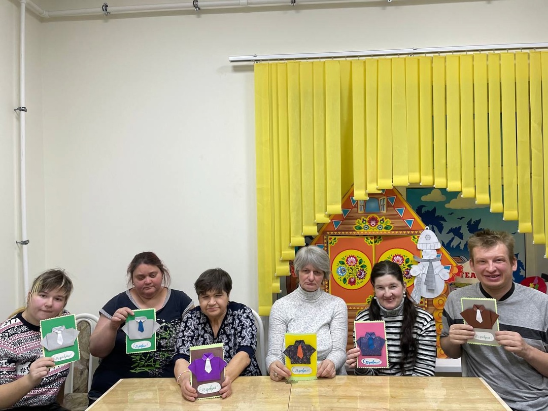 Мастер-класс «Открытка к 23 февраля»!