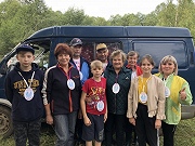 Открытие туристического слета ветеранов «Белые росы»