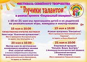 Фестиваль семейного творчества "Лучики талантов"