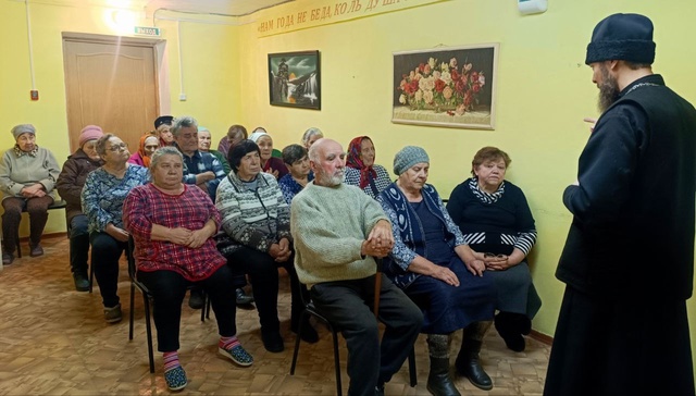 Беседа с протоиереем храма Казанского образа Божией Матери в в специальном жилом доме
