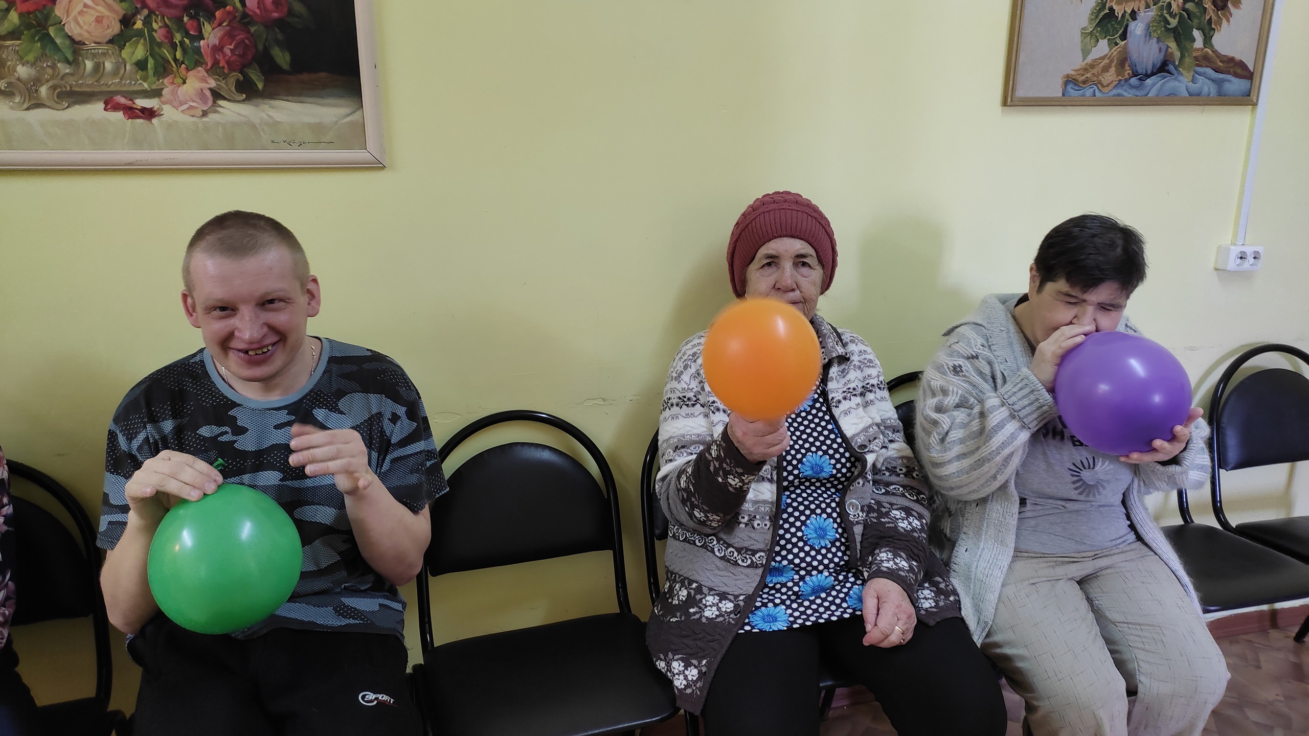 Дыхательная гимнастика с помощью воздушных шариков