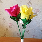 Изготовление поделок из гофрированной бумаги