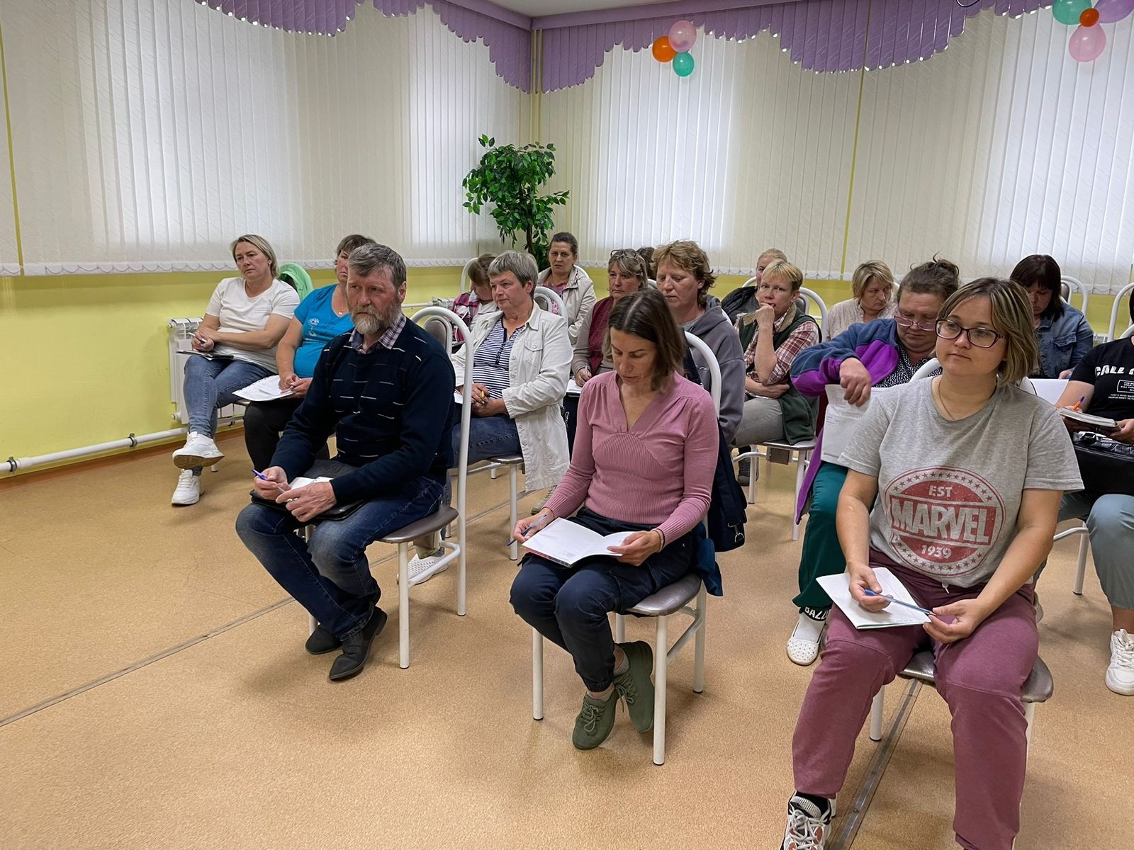 Планерка с социальными работниками