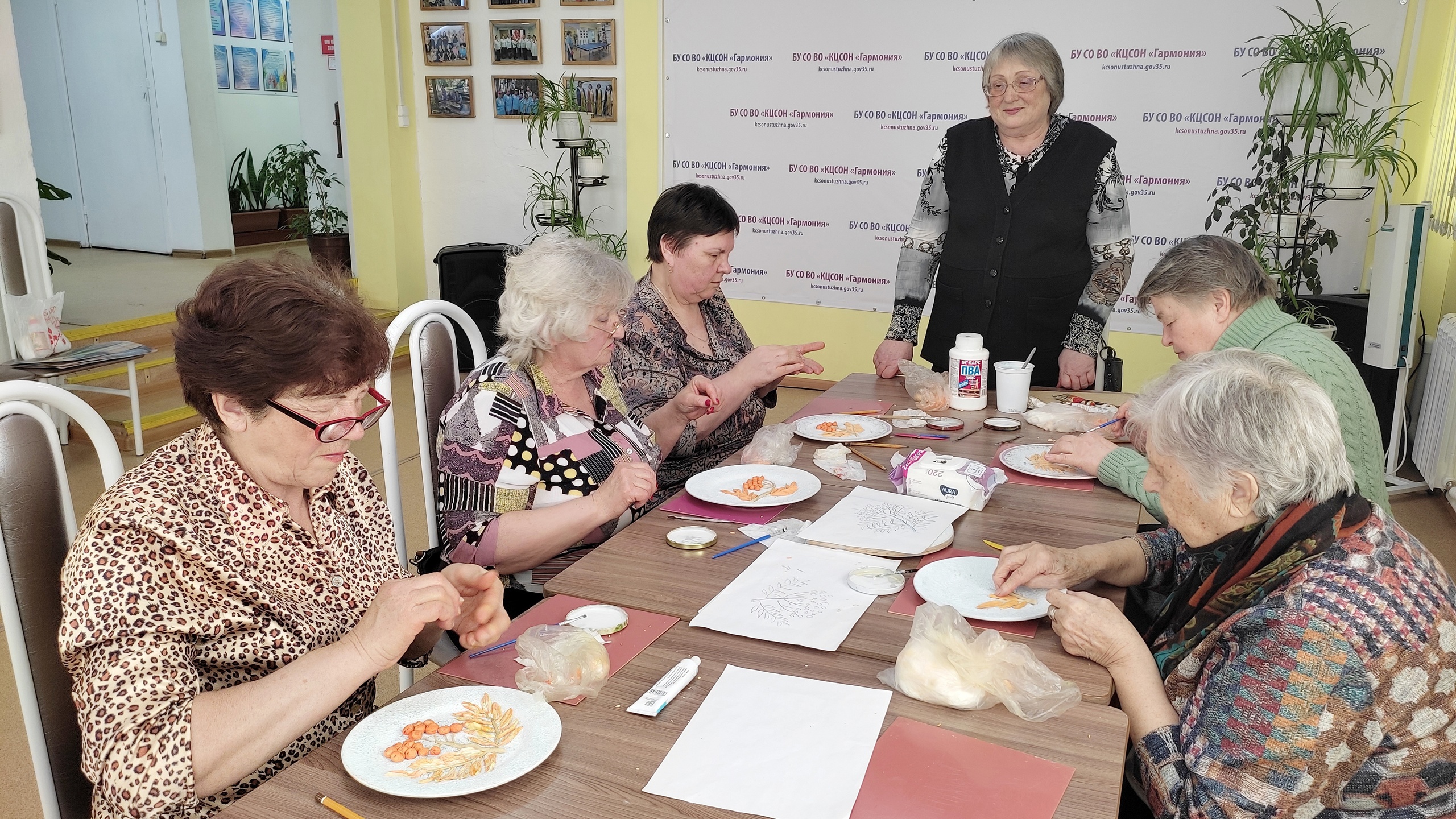 Объемная картина «Кисть рябины»