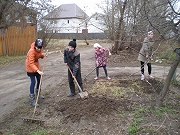 Акция «Чистый двор ветерана»