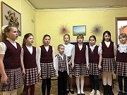 Выступление учащихся Брилинской школы