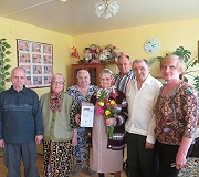 Борисовой Нине Андреевне 15 июня исполнилось 90 лет.