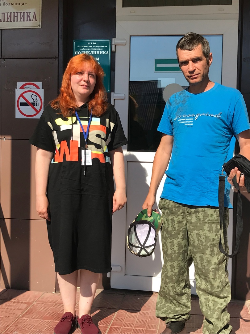 Специалист социально-реабилитационного отделения оказала содействия в проведении оздоровительных мероприятий получателю социальных услуг